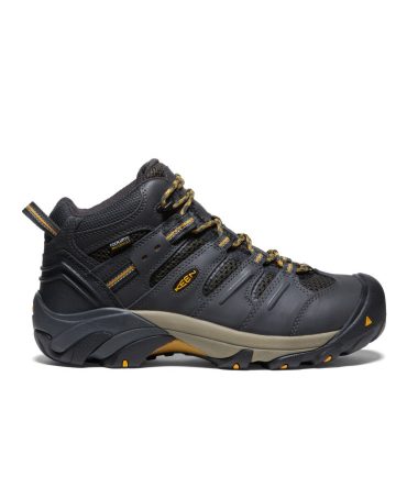 Men's Lansing Mid Waterproof (Steel Toe) Raven/Tawny Olive