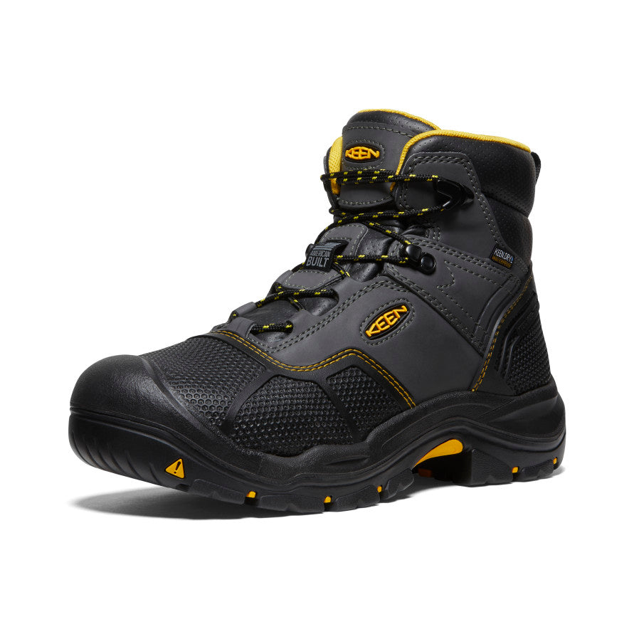 Men's Logandale Waterproof Boot (Steel Toe) Raven/Black - Image 3