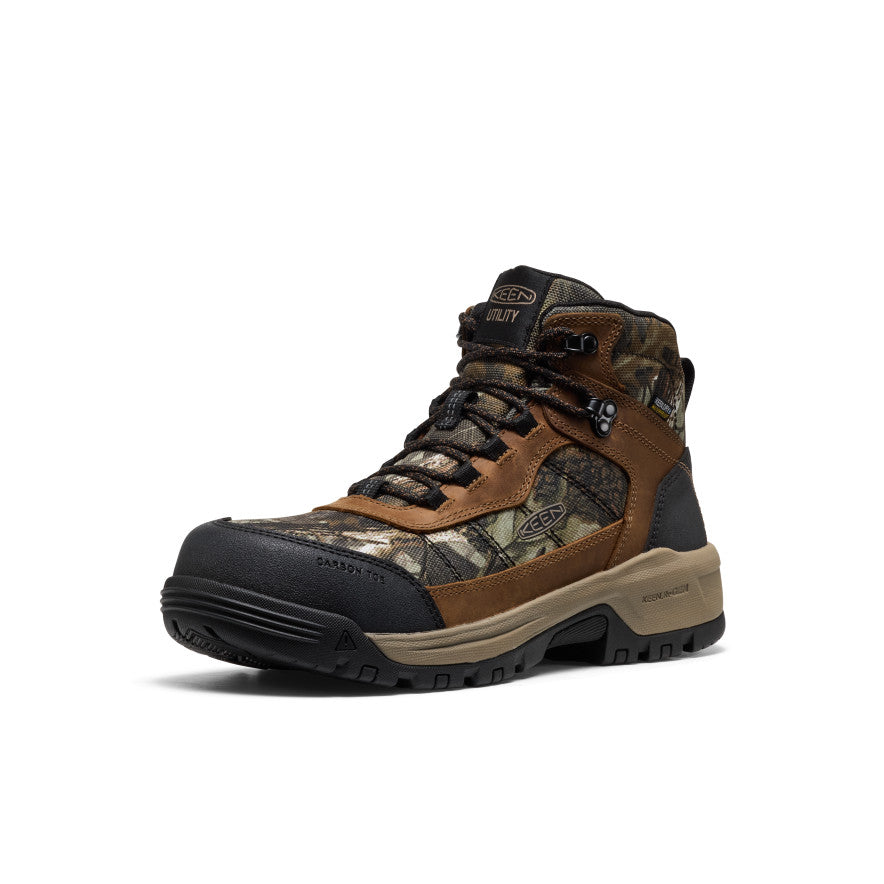 Men's Skokie Waterproof Work Boot (Carbon Toe) Camo/Black - Image 3