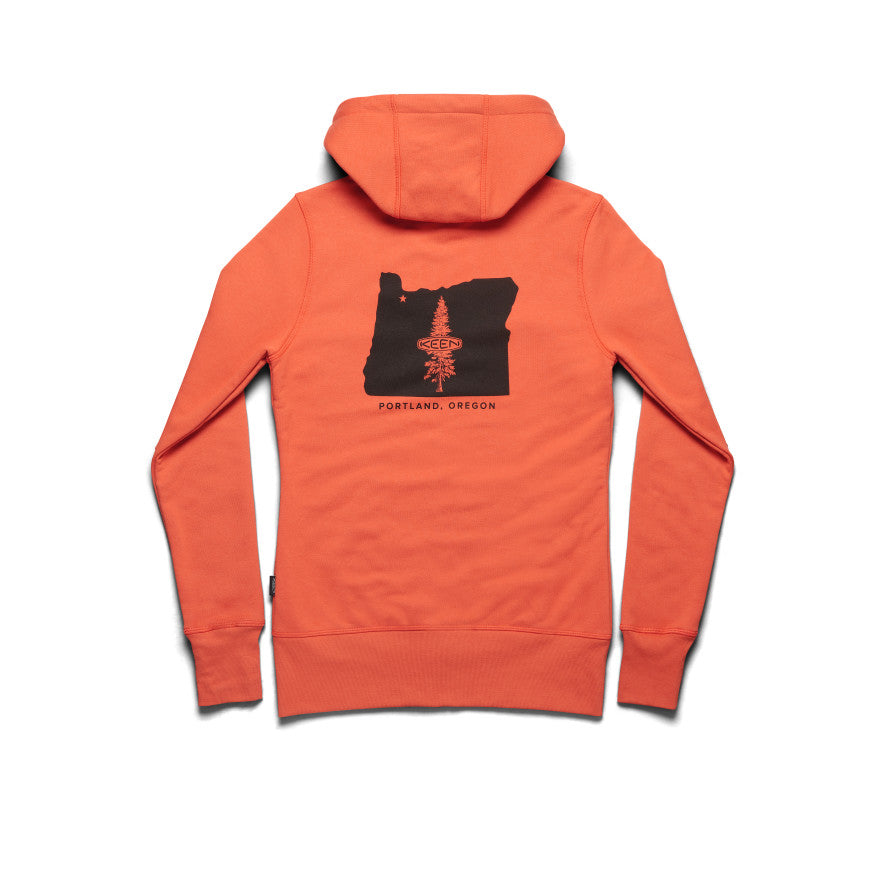 Women's PNW Hoodie Burnt Ochre - Image 2