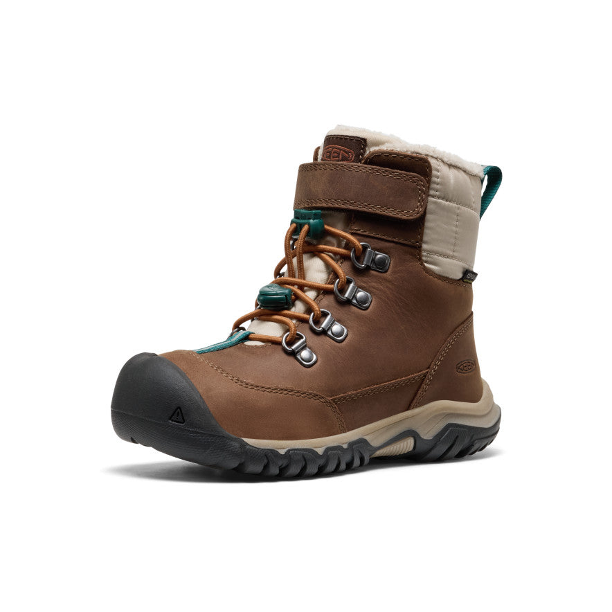 Little Kids' Kanibou Waterproof Winter Boot Dark Earth/Roasted Pecan - Image 3