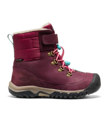 Big Kids' Kanibou Waterproof Winter Boot Fig/Pink Lemonade