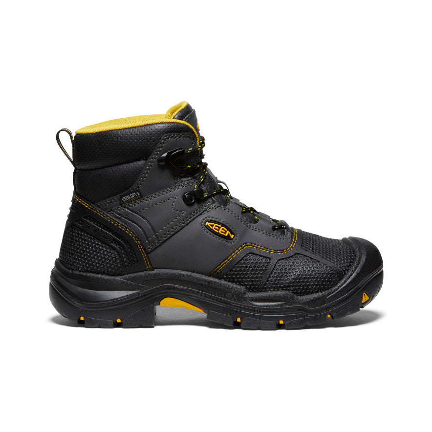 Men's Logandale Waterproof Boot (Steel Toe) Raven/Black
