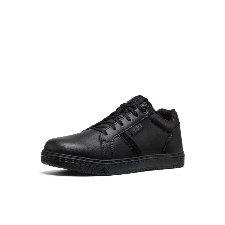 Men's Kenton WTX Work Shoe (Soft Toe) Black/Black - Image 3