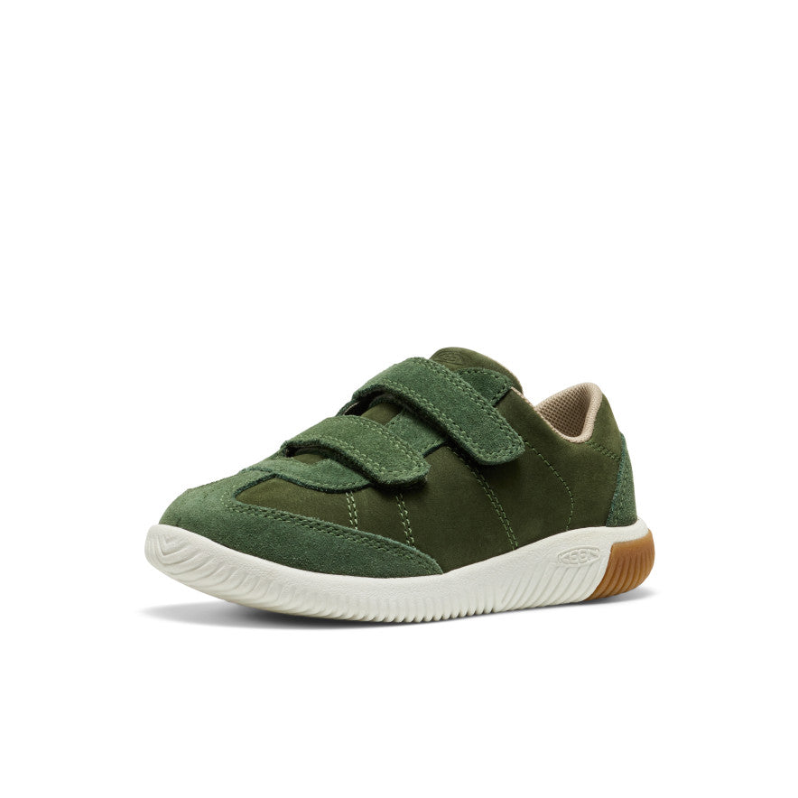 Little Kids' KNX T-Toe Sneaker Bronze Green/Star White - Image 3