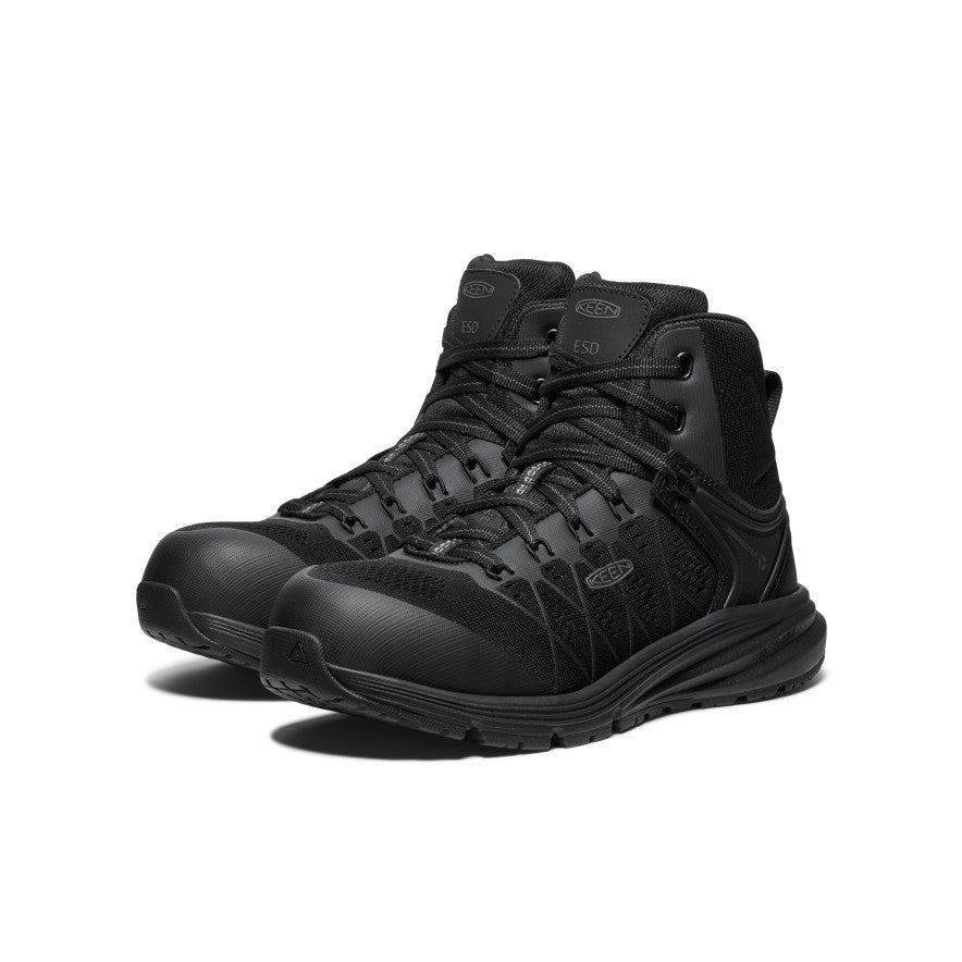 Women's Vista Energy Mid ESD (Carbon Toe) Black/Black - Image 2