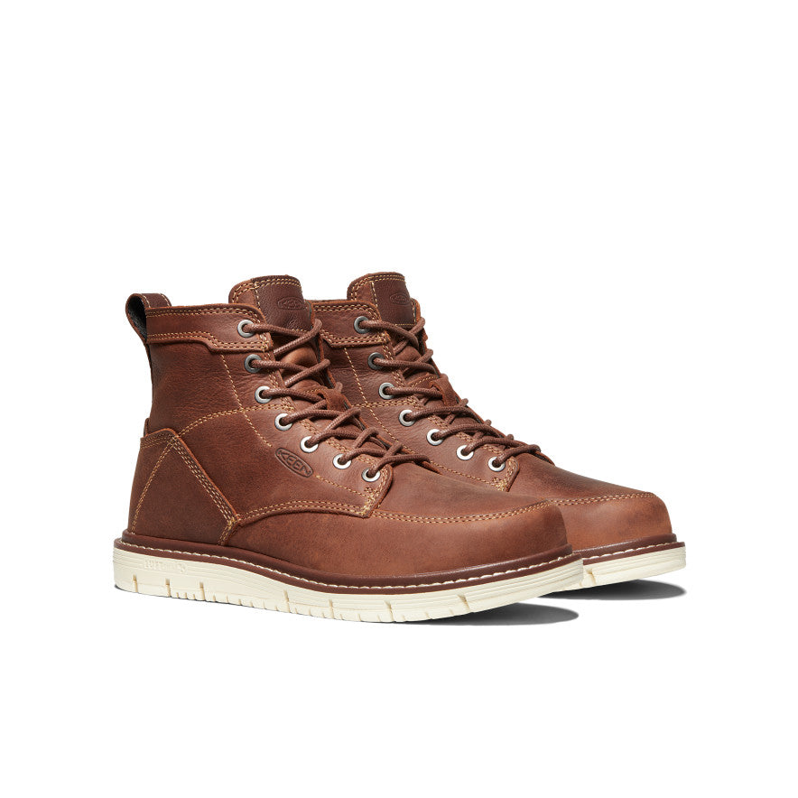 Women's San Jose 6" Boot (Soft Toe) Gingerbread/Off White - Image 2