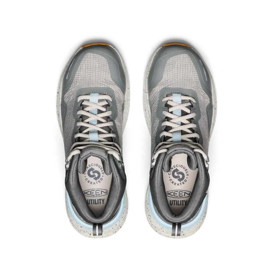 Women's Synchro Waterproof Work Boot (Carbon Toe) Steel Grey/Gum - Image 4