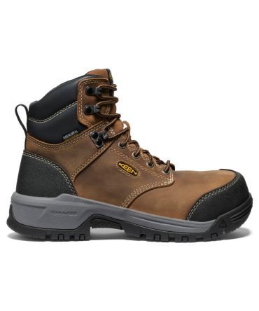Women's Evanston 6" Waterproof Boot (Carbon Toe) Bison/Black