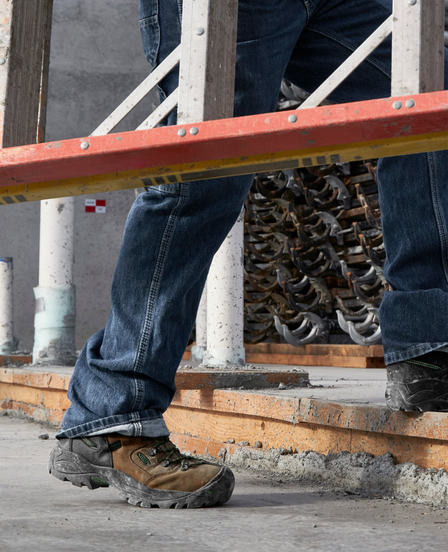 Men's Pittsburgh Energy 6" Waterproof Boot (Carbon Toe) Cascade Brown/Greener Pastures - Image 8