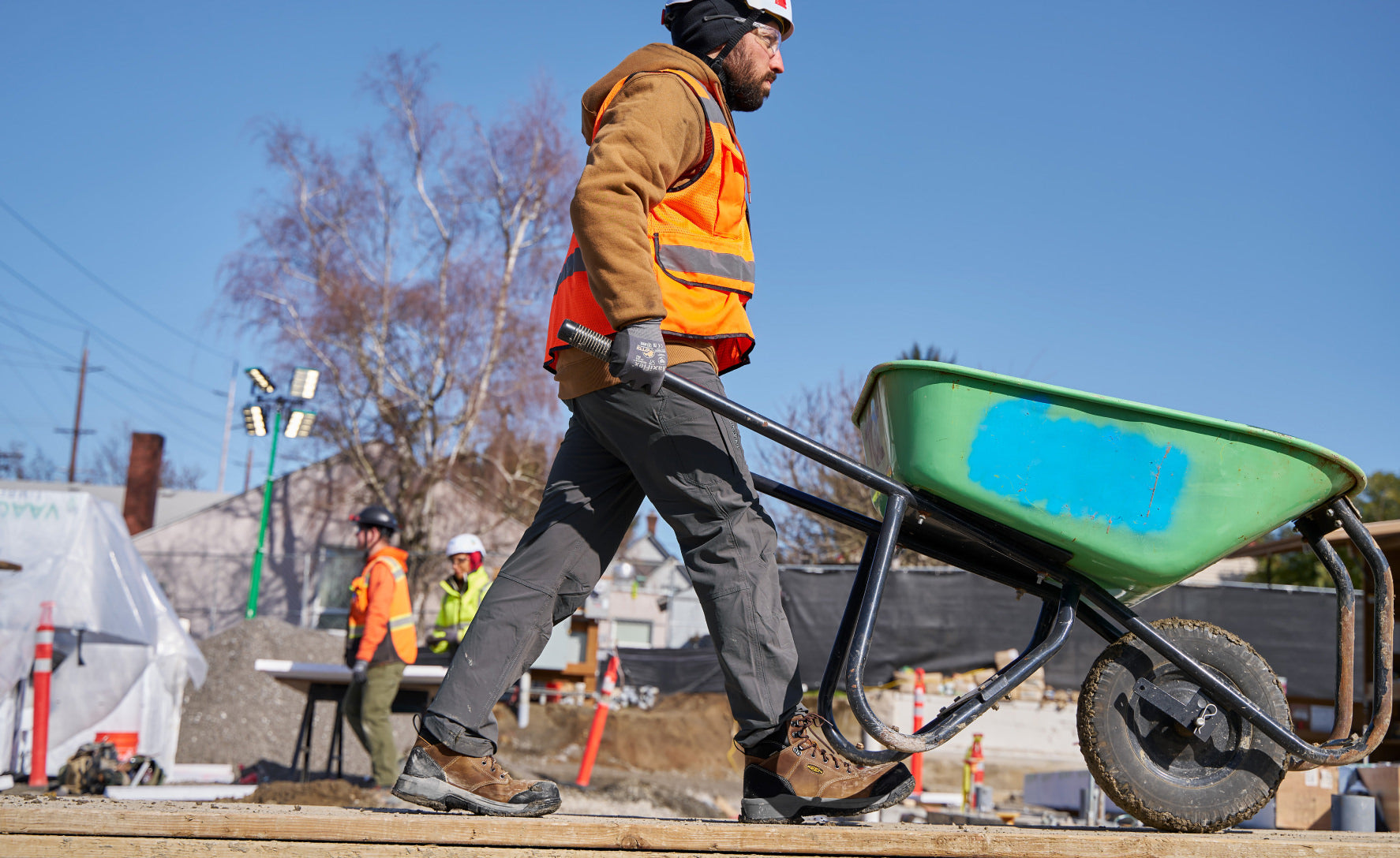 Men's Evanston 6" Waterproof Boot INT MET (Carbon Toe) Bison/Black - Image 7