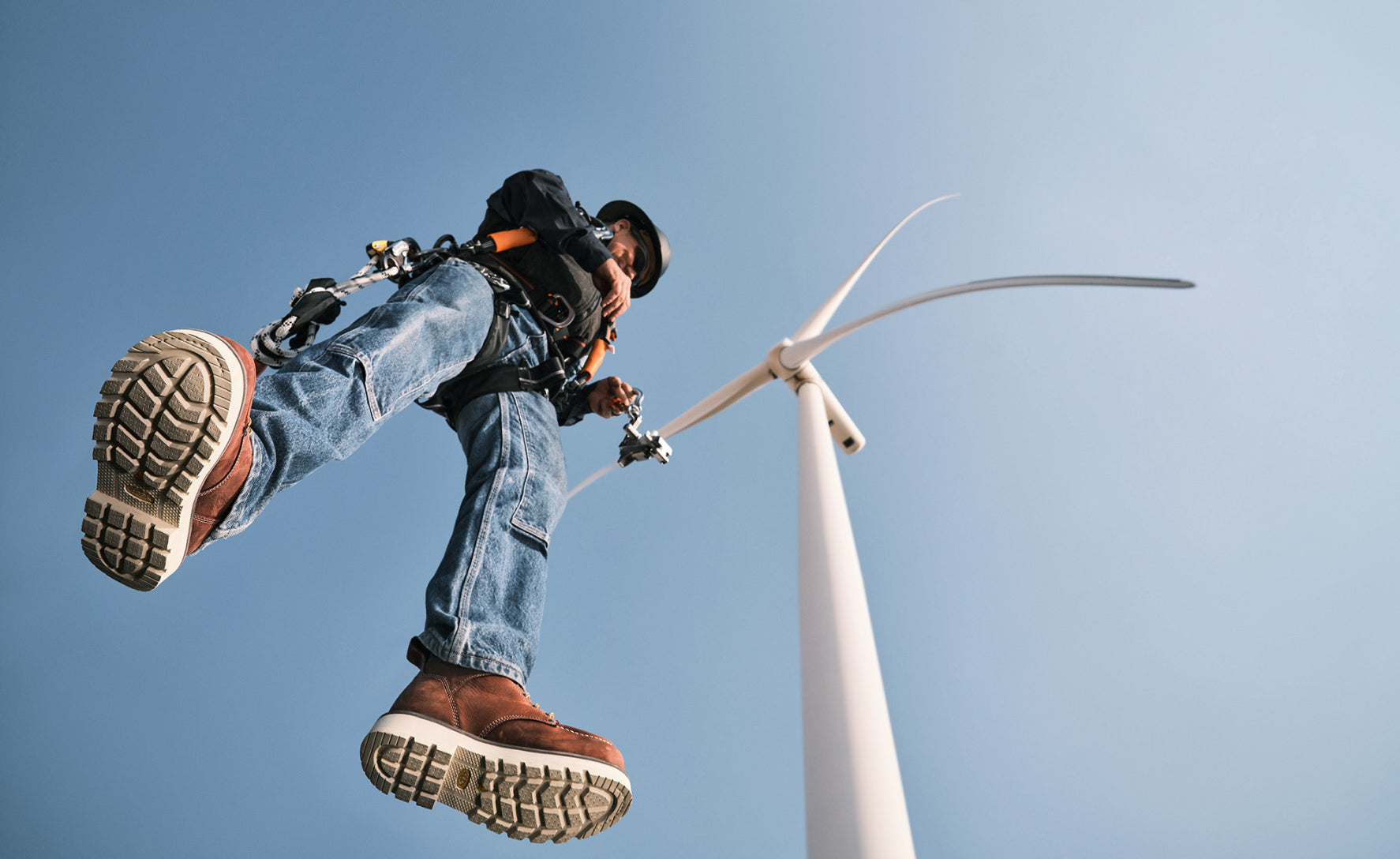 Men's Cincinnati 6" Waterproof 90° Heel Boot (Carbon Toe) Belgian/Sandshell - Image 7