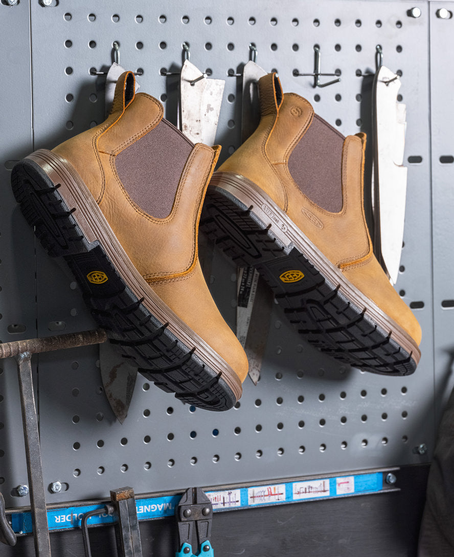 Men's San Jose Chelsea 90° Heel Boot (Soft Toe) Belgian/Gum - Image 8