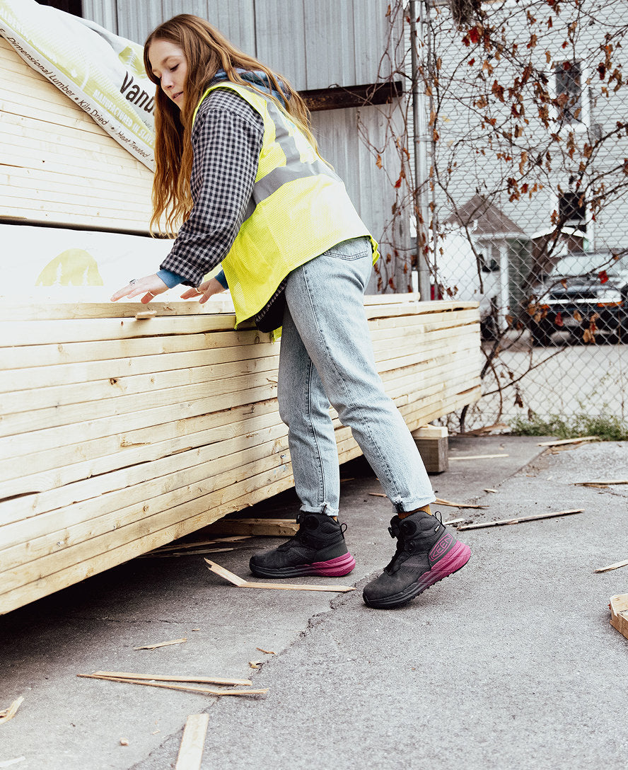 Women's Snapline RF Waterproof Boot (Carbon Toe) Magnet/Black - Image 8