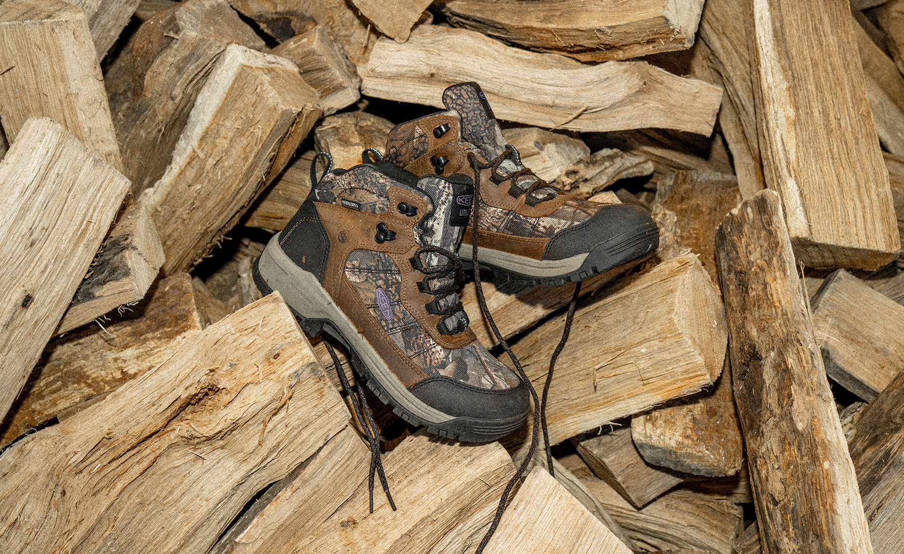 Men's Skokie Waterproof Work Boot (Carbon Toe) Camo/Black - Image 7