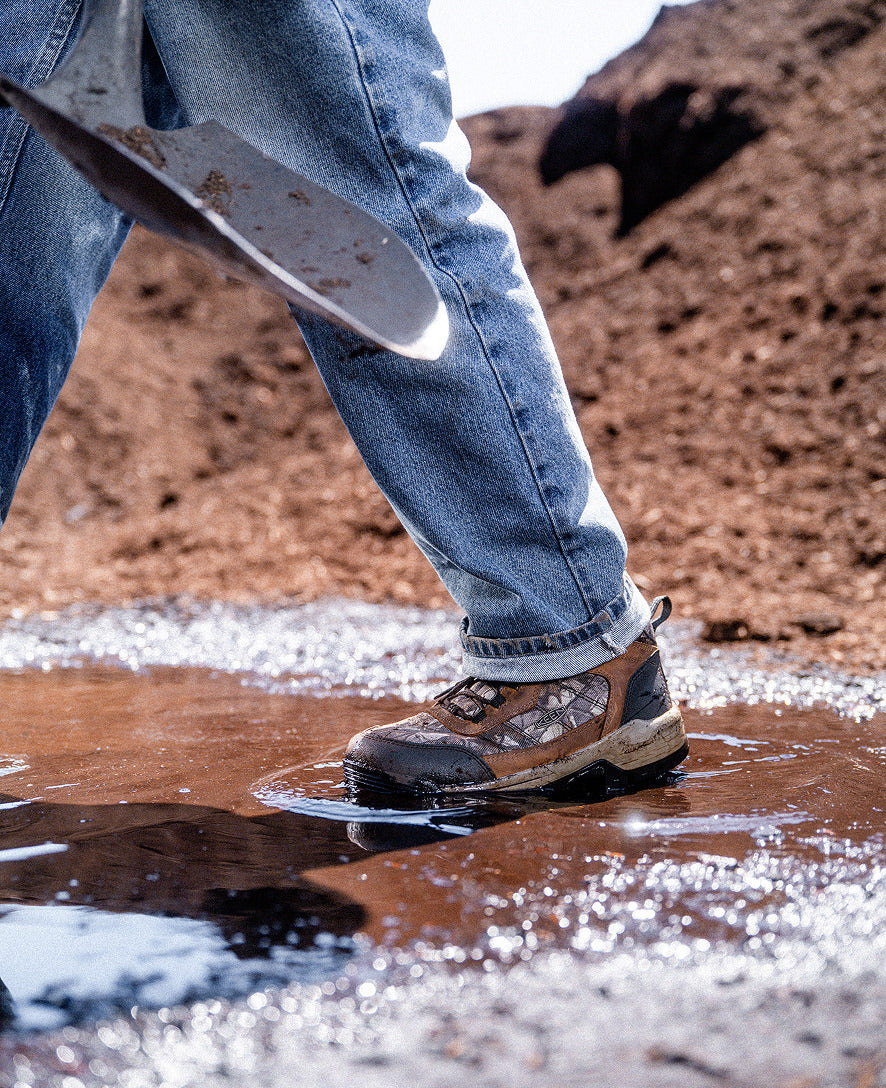Men's Skokie Waterproof Work Boot (Carbon Toe) Camo/Black - Image 9