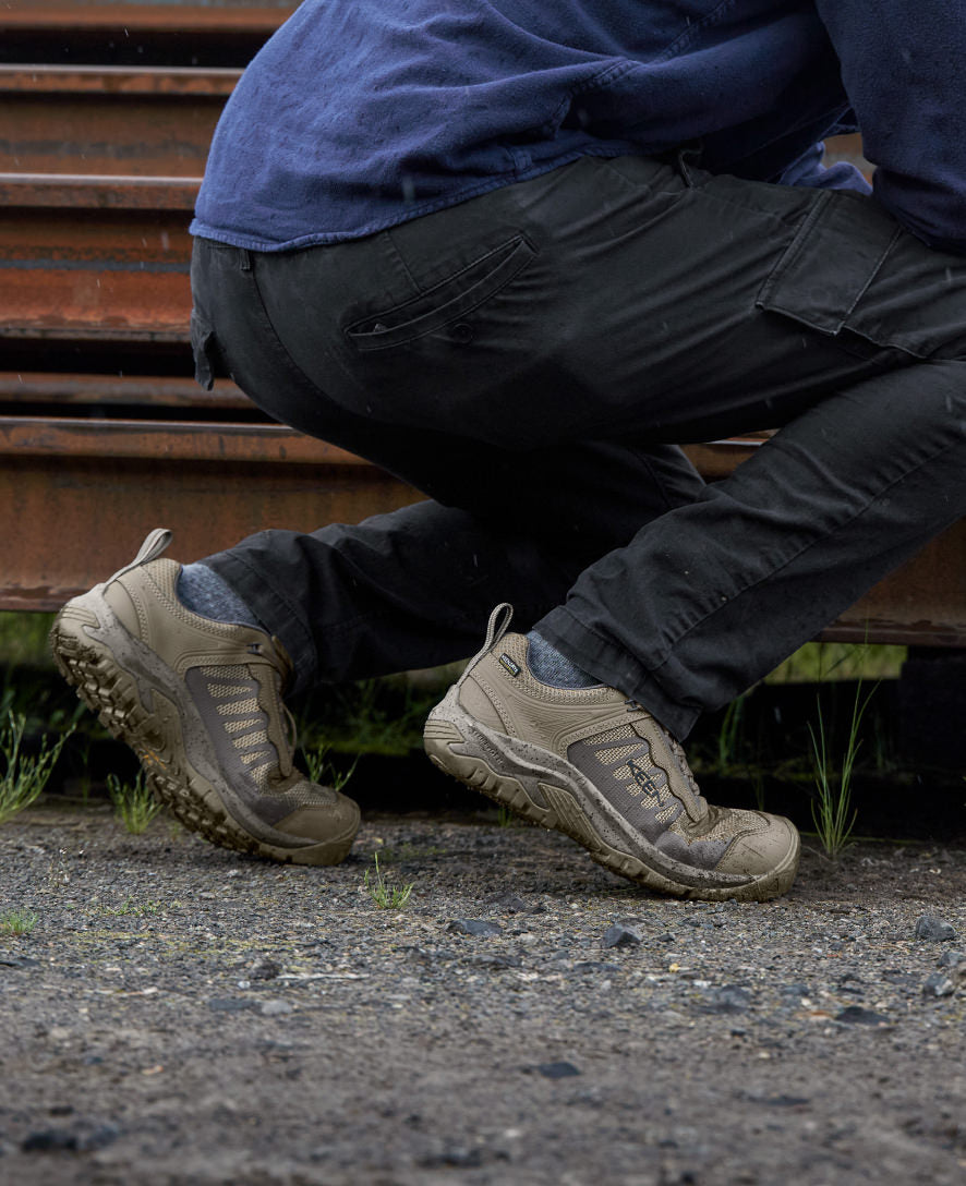 Men's Reno Waterproof (Carbon Toe) Brindle/Morel - Image 9