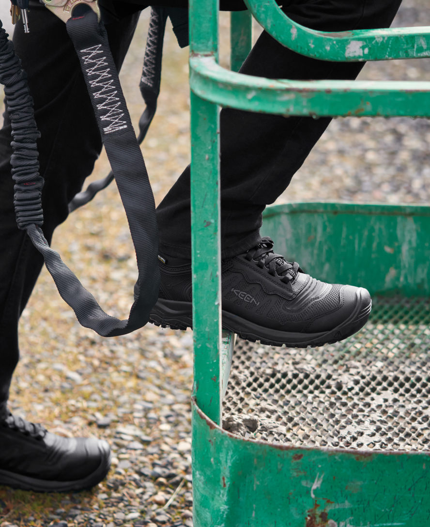 Men's Reno Waterproof Mid (Soft Toe) Black/Black - Image 8