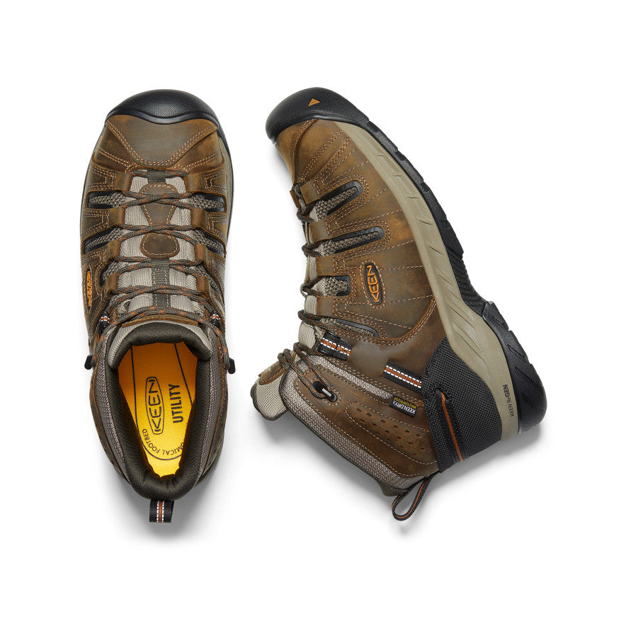 Men's Flint II Waterproof Mid (Soft Toe) Black Olive/Brindle - Image 4