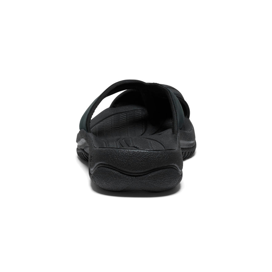 Men's Waimea Leather Flip-Flop Black/Black - Image 5