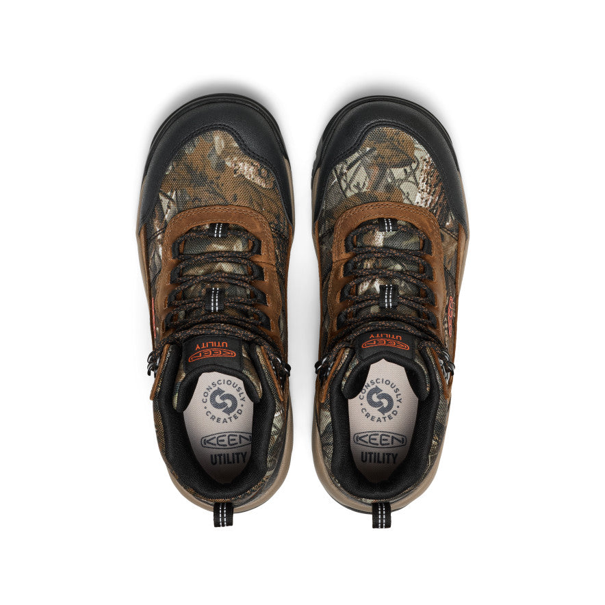 Men's Skokie Waterproof Work Boot (Soft Toe) Camo/Black - Image 4