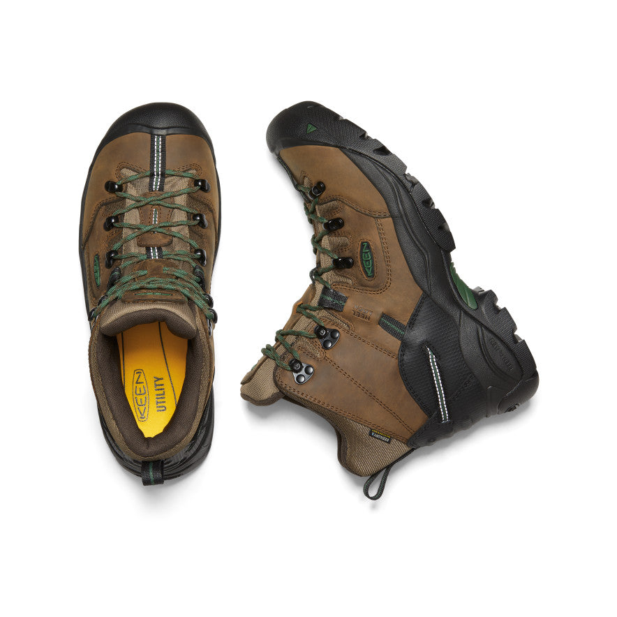 Men's Pittsburgh Energy 6" Waterproof Boot (Soft Toe) Cascade Brown/Greener Pastures - Image 4