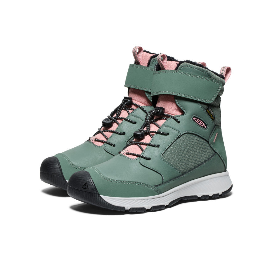 Big Kids' Skua Waterproof Winter Boot Dark Forest/Rose Elegance - Image 2