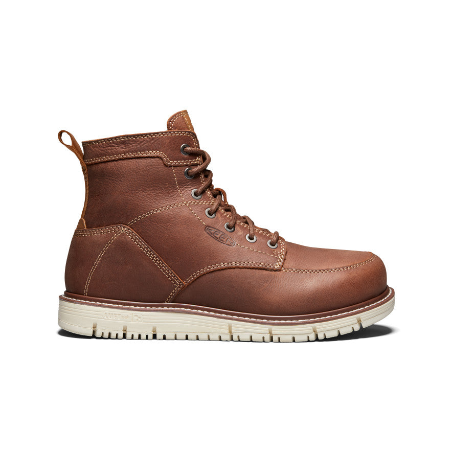 Men's San Jose 6" Boot (Soft Toe) Gingerbread/Off White